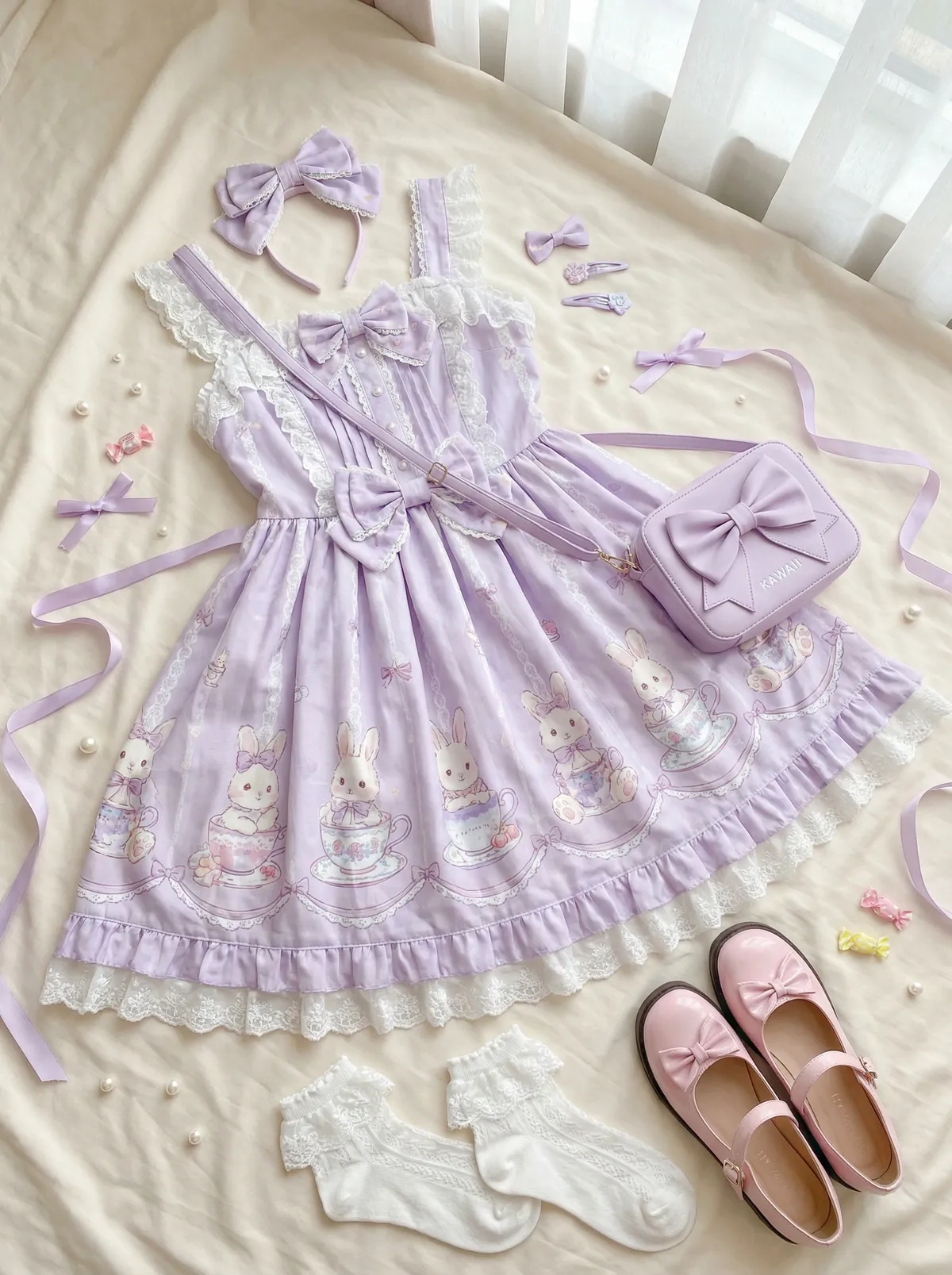苏畅 麻豆传媒 Lolita穿搭灵感分享